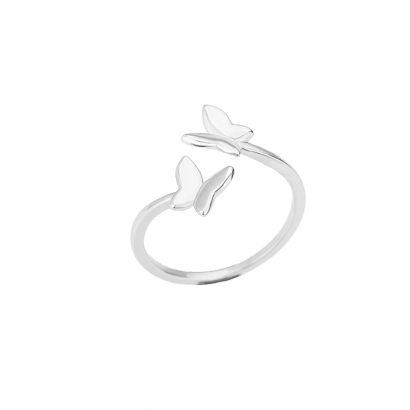 Butterfly Opening Rings For Women