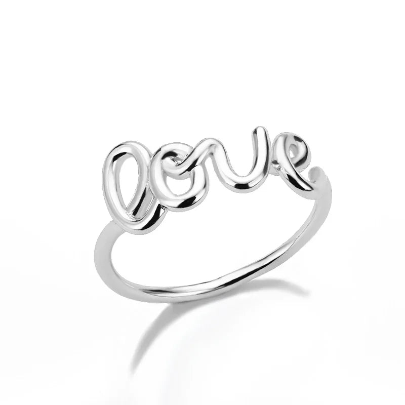 Romantic Love Letter Rings