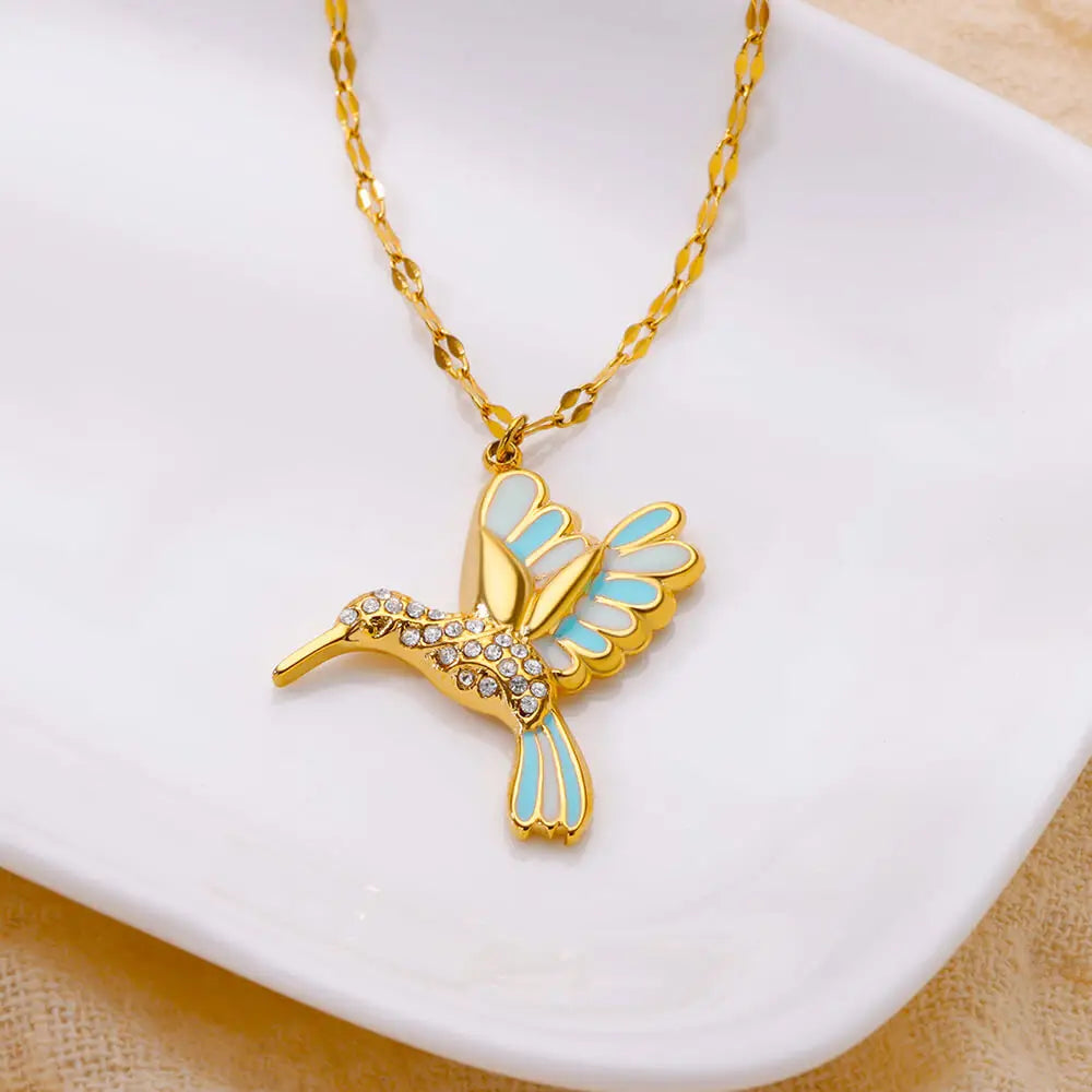 Cute Colorful Birds Necklaces For Women