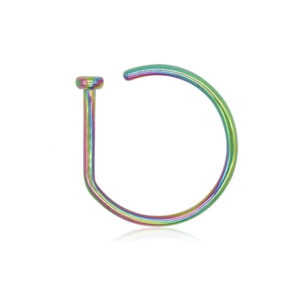 Women  Fake Piering Nose Ring Earrings