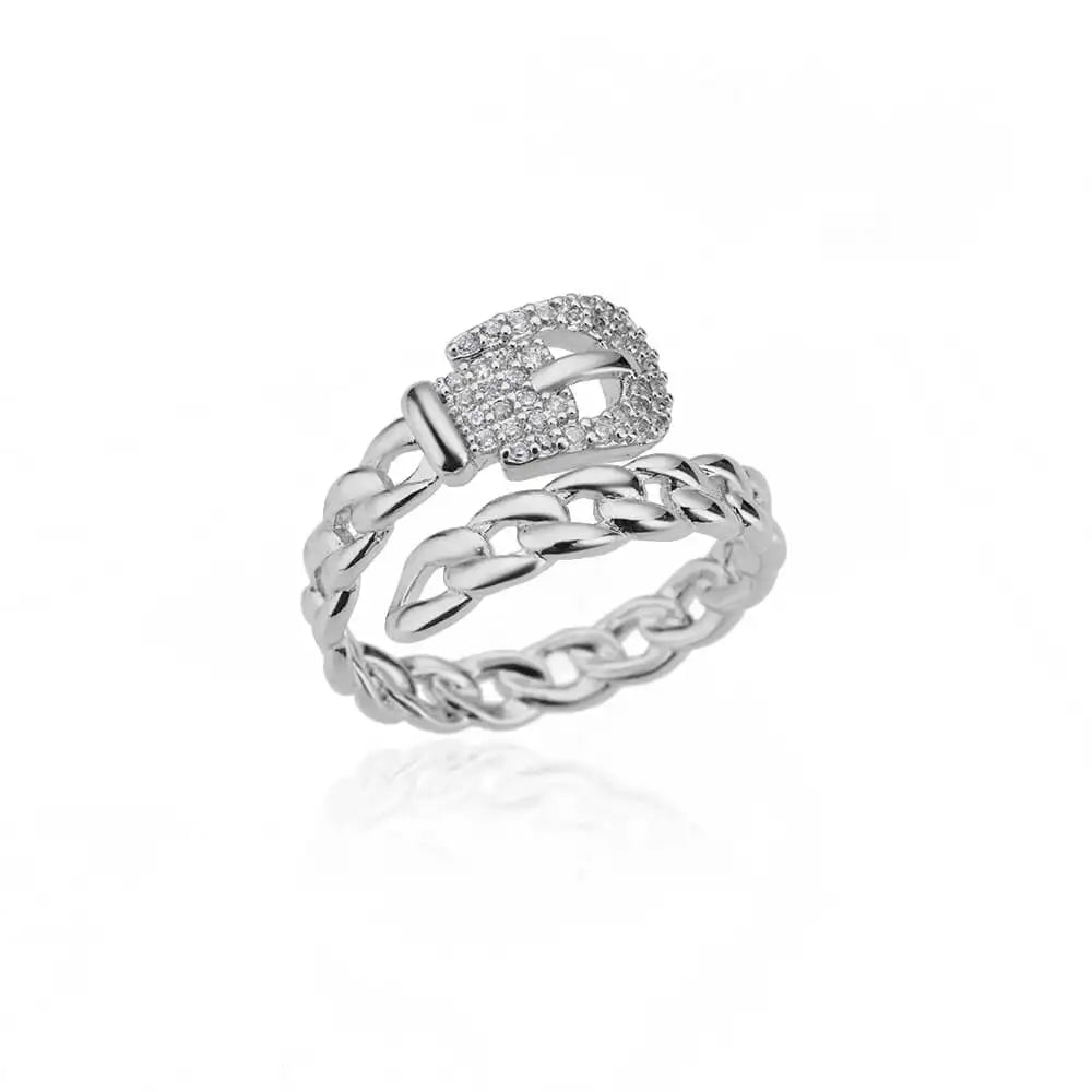 Zircon Belt Rings For Women