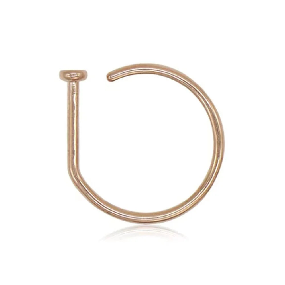 Women  Fake Piering Nose Ring Earrings
