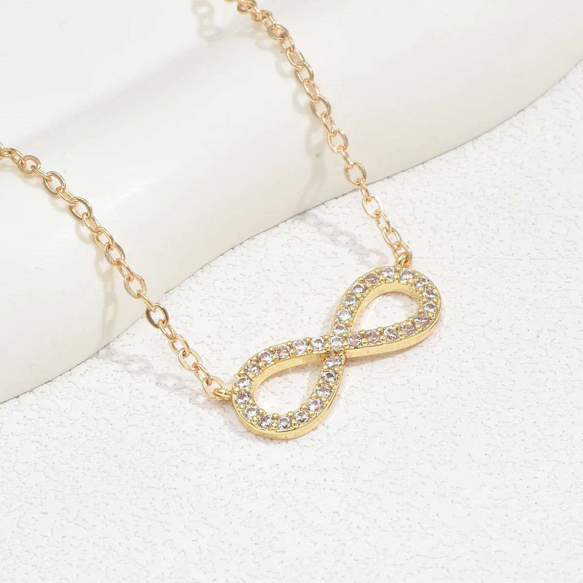 Infinity  Lucky Zircon Love You Forever Jewelry