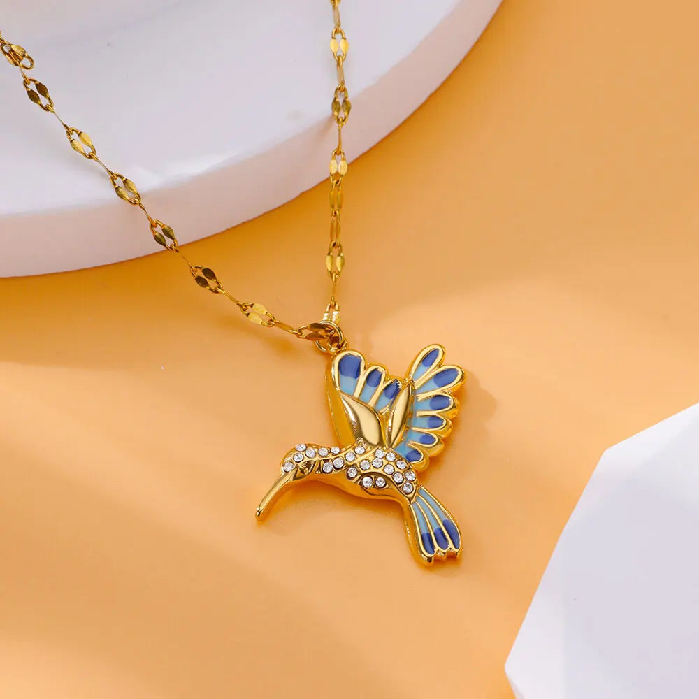 Cute Colorful Birds Necklaces For Women