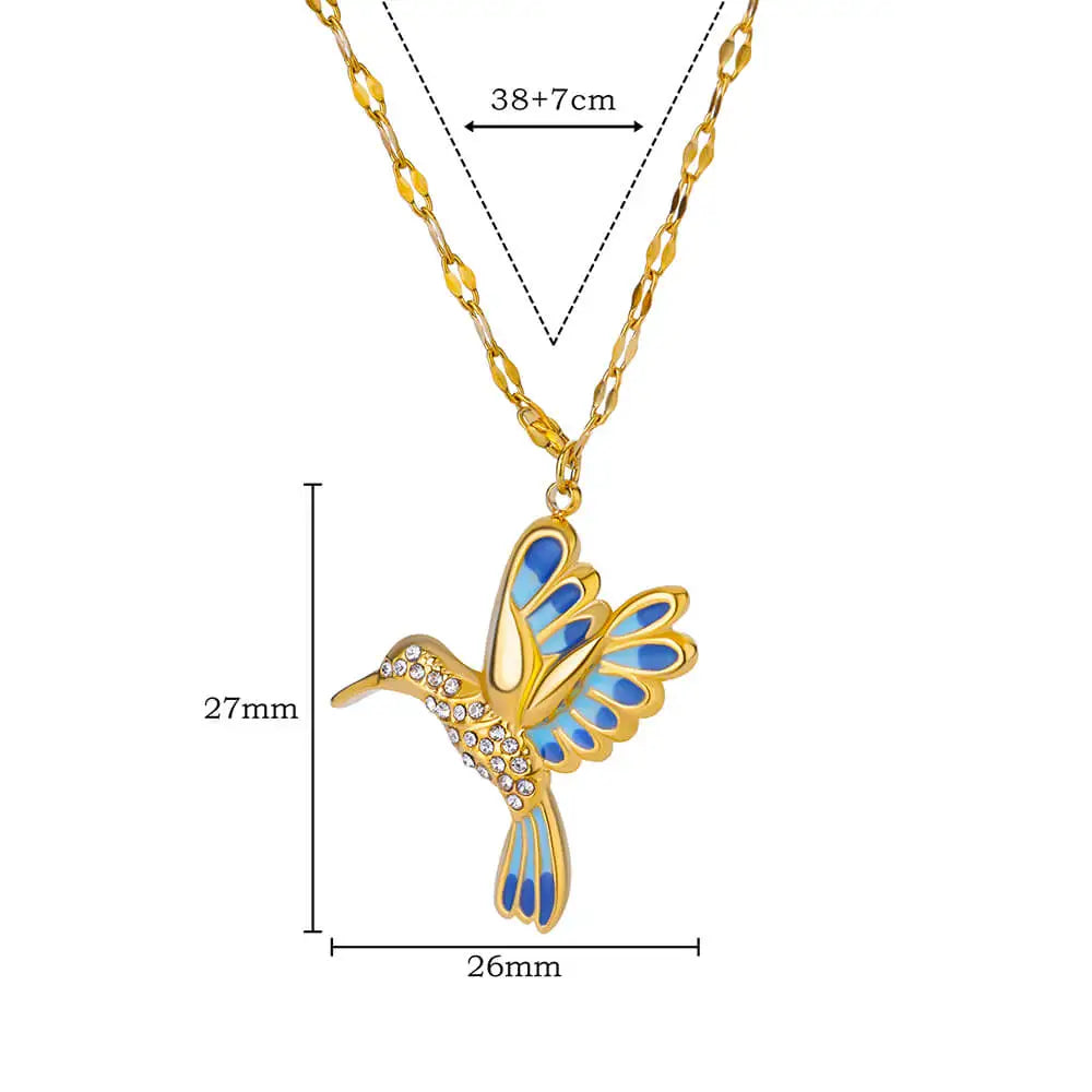 Cute Colorful Birds Necklaces For Women