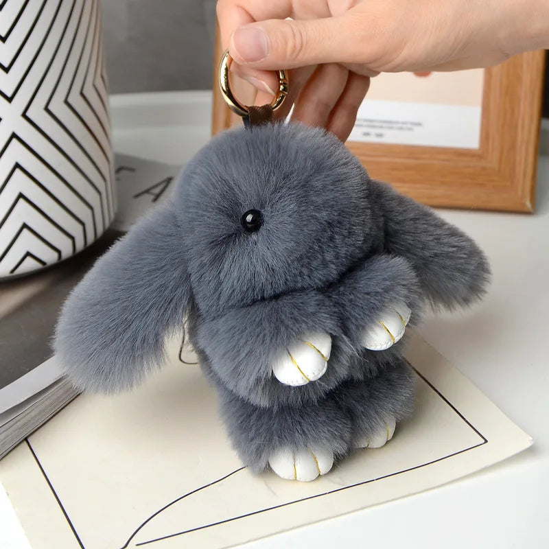 Cute And Exquisite Rabbit Decorative Keychain For Fashionable Jewelry