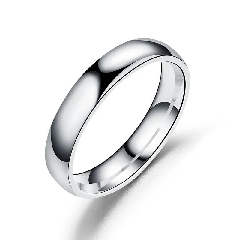 LONDON  Stainless Steel 6mm  Ring Women Men