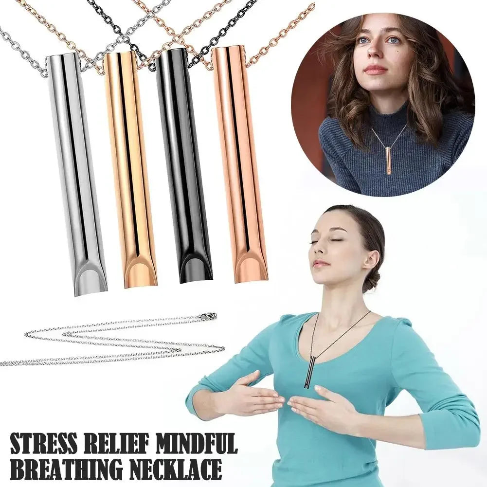 Stress Anxiety Necklace Mindfulness
