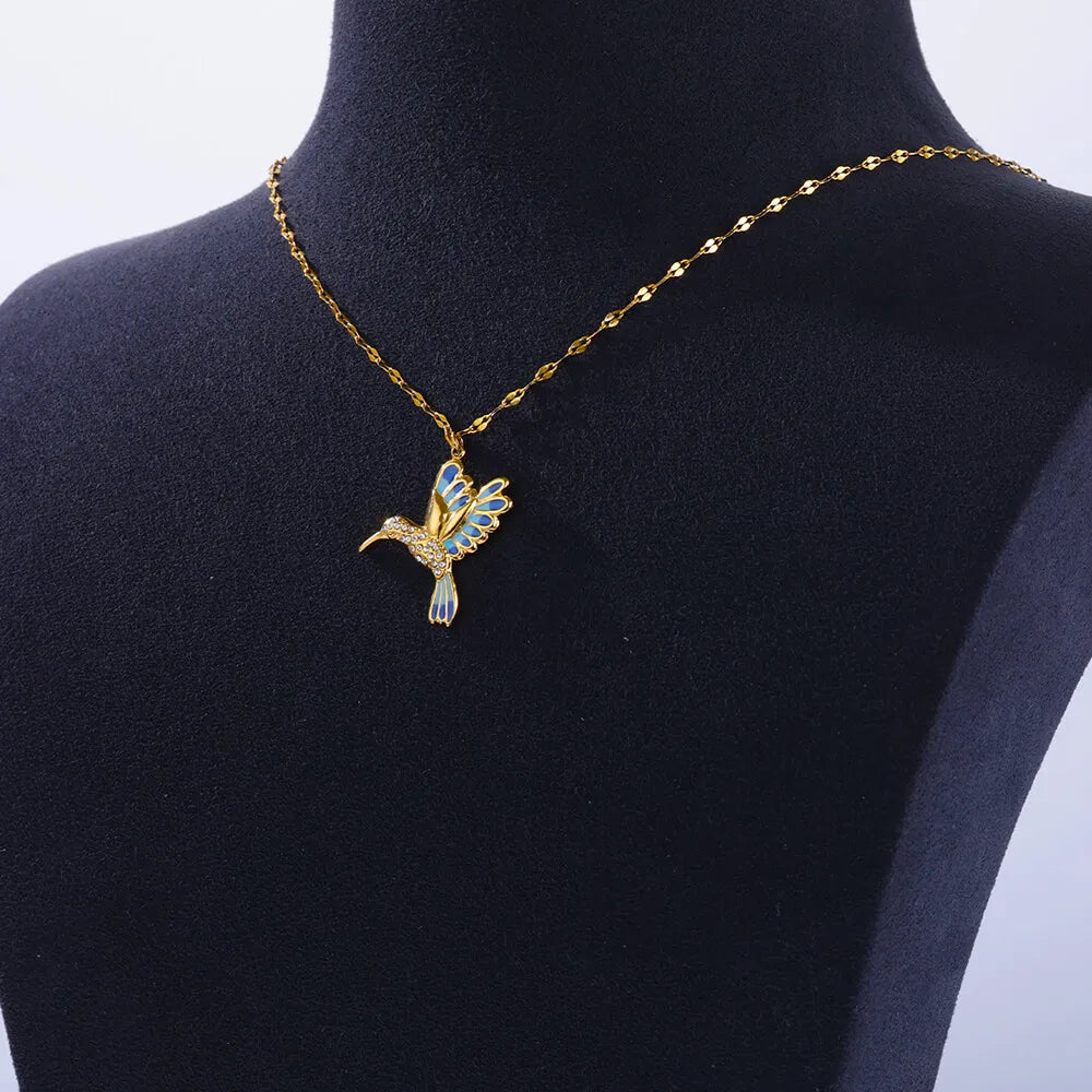 Cute Colorful Birds Necklaces For Women