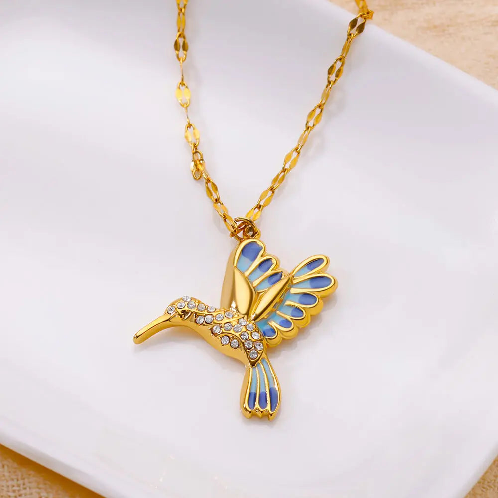 Cute Colorful Birds Necklaces For Women