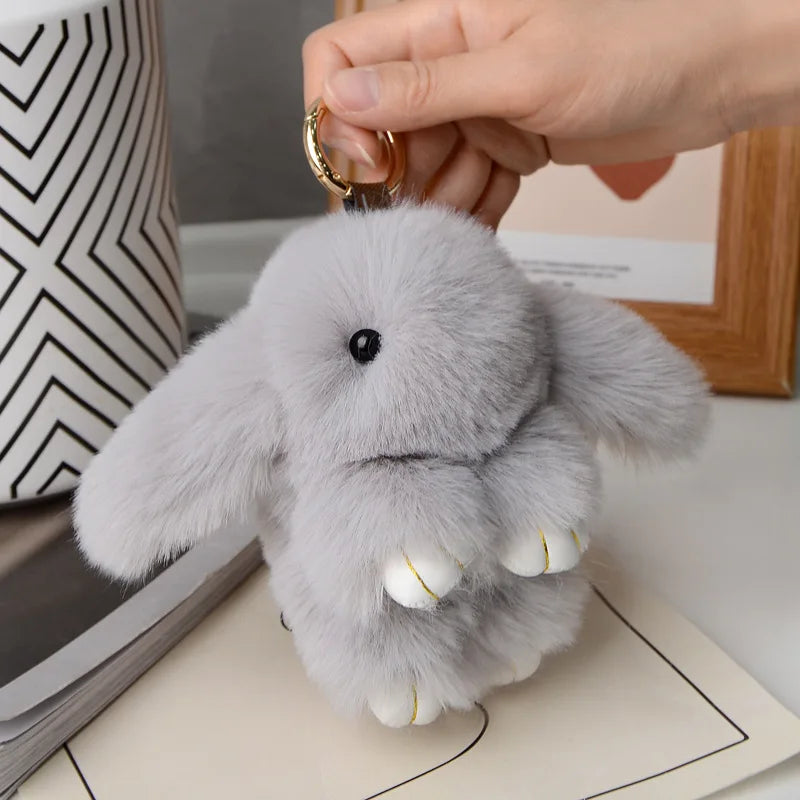 Cute And Exquisite Rabbit Decorative Keychain For Fashionable Jewelry
