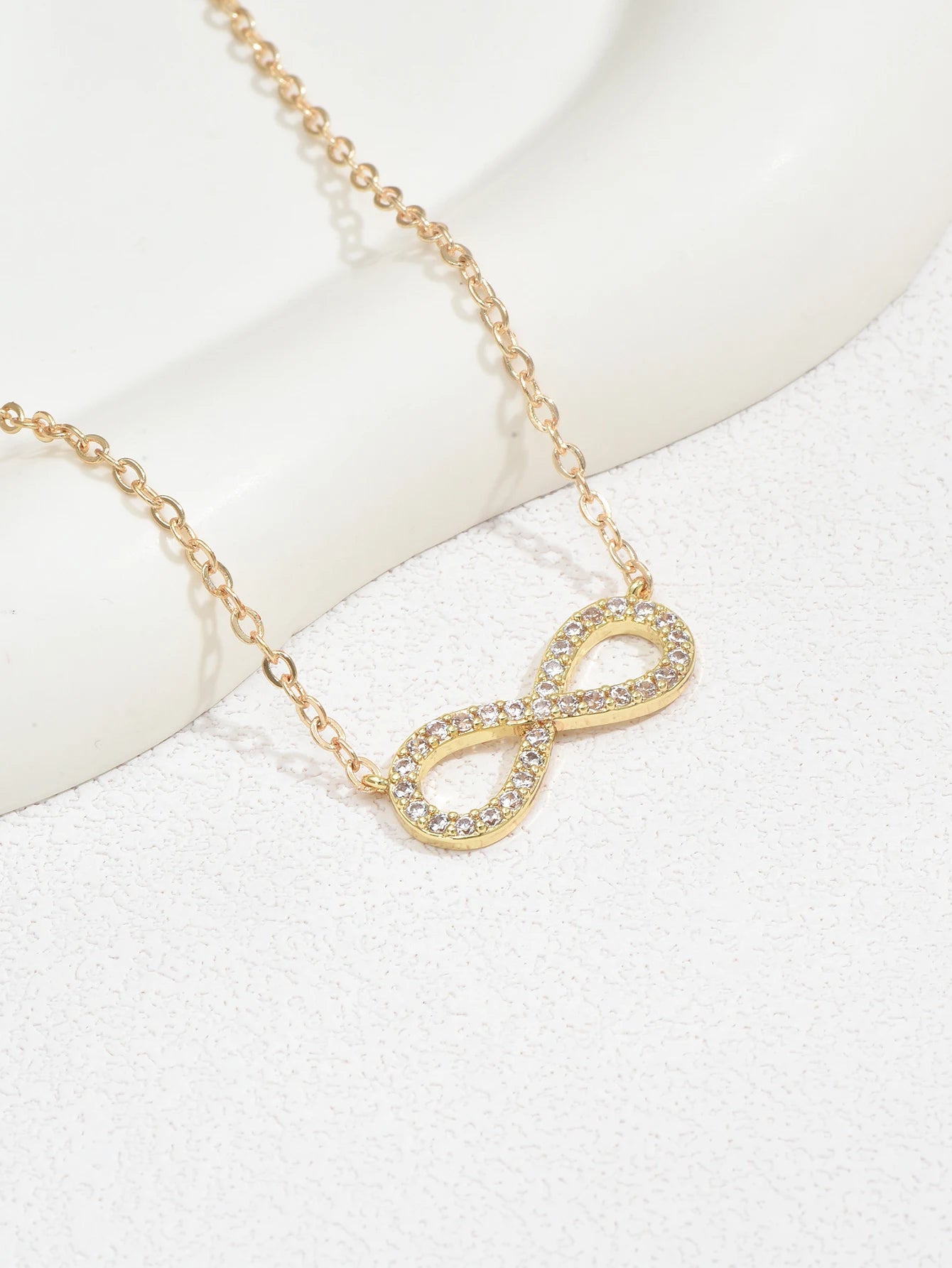 Infinity  Lucky Zircon Love You Forever Jewelry